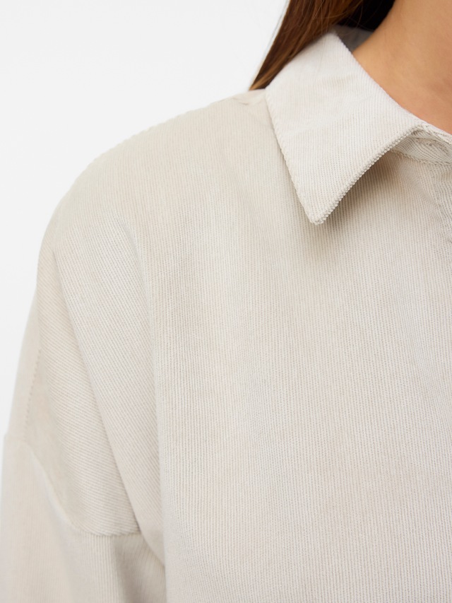 Vero Moda Hemdbluse »VMSANNE COURDEROY LS SHIRT WVN GA NOOS«