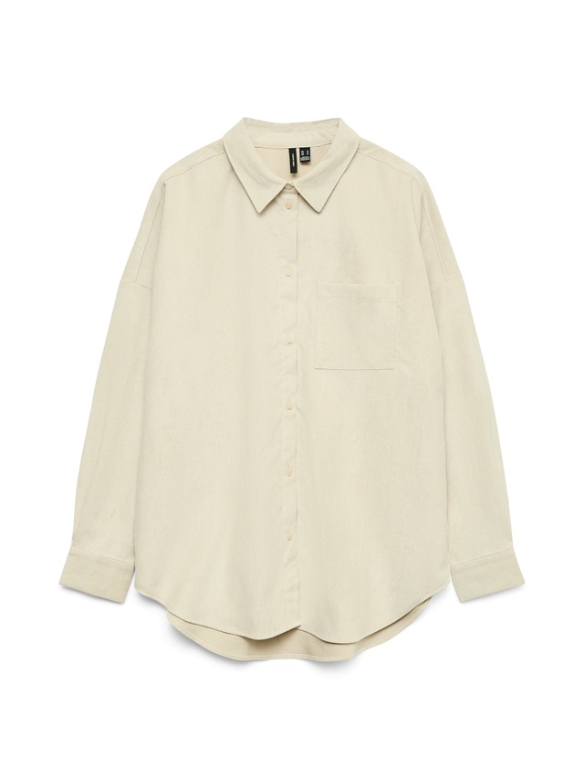 Vero Moda Hemdbluse »VMSANNE COURDEROY LS SHIRT WVN GA NOOS«