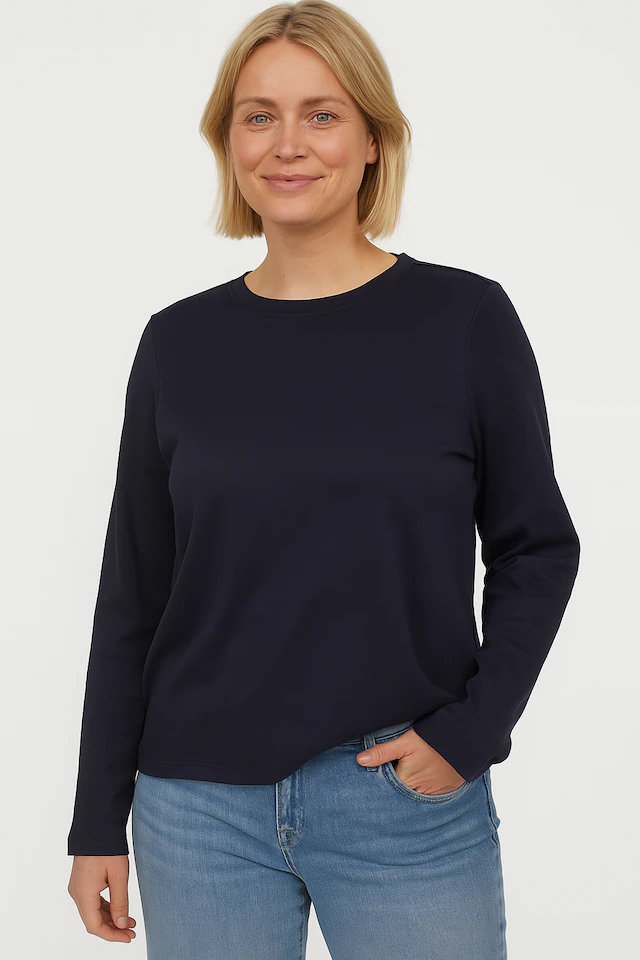 Vero Moda Langarmshirt »VMPAULINA LS T-SHIRT GA JRS NOOS« Baumwolle, regular fit