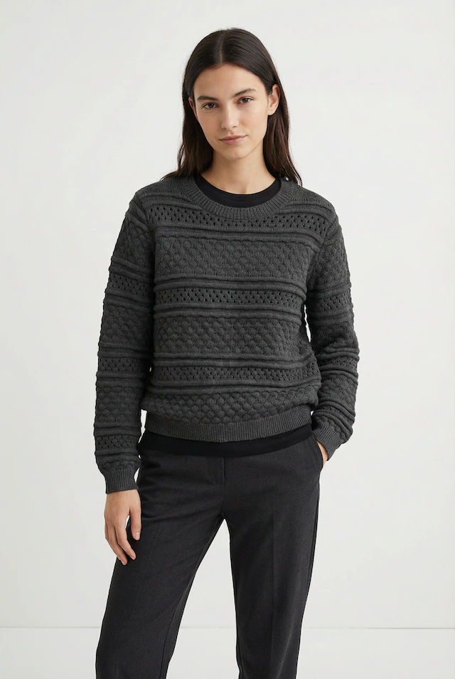 Vero Moda Strickpullover »VMLEO LS O-NECK PULLOVER BF«
