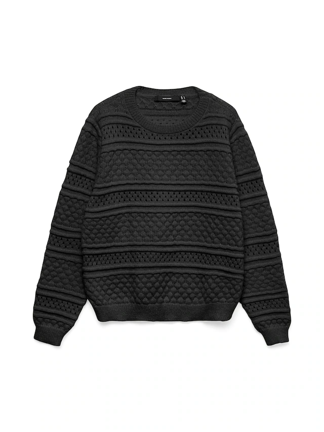 Vero Moda Strickpullover »VMLEO LS O-NECK PULLOVER BF«