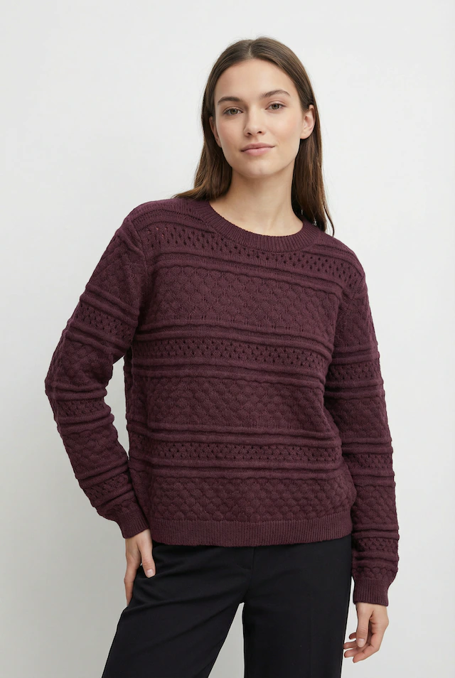 Vero Moda Strickpullover »VMLEO LS O-NECK PULLOVER BF«