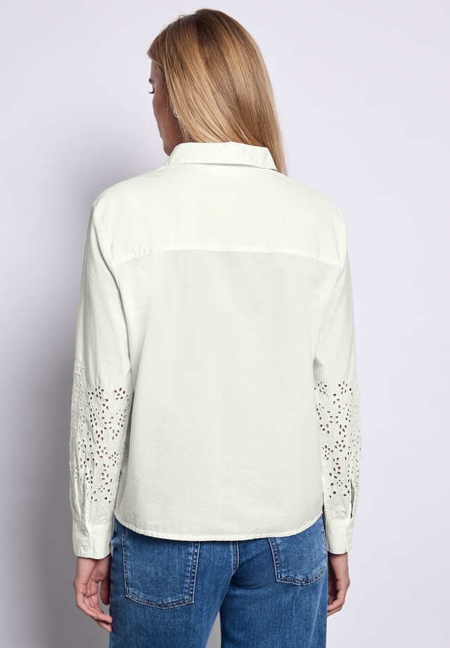 STREET ONE STUDIO Hemdbluse aus reiner Baumwolle