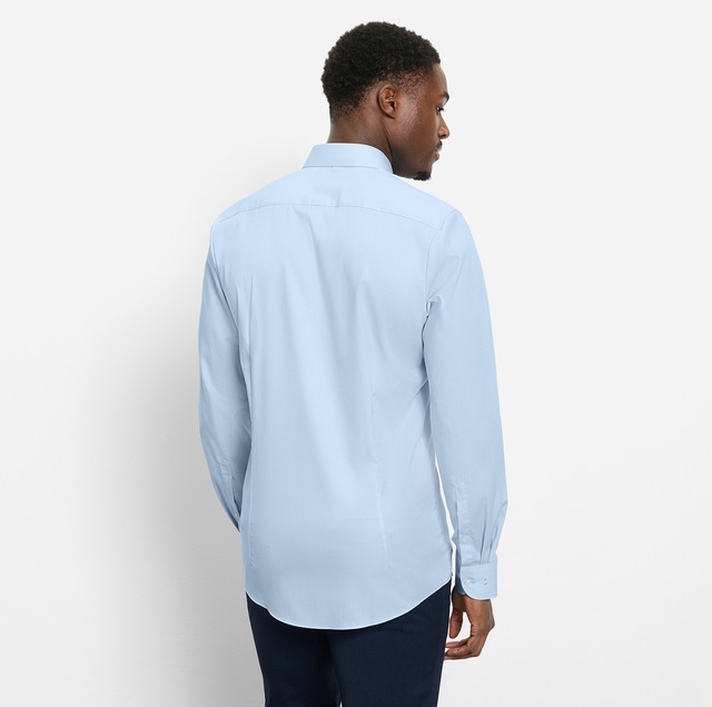 OLYMP Langarmhemd »Level Five« Under-Button-down-Kragen, Businesshemd, body fit, fein strukturiert