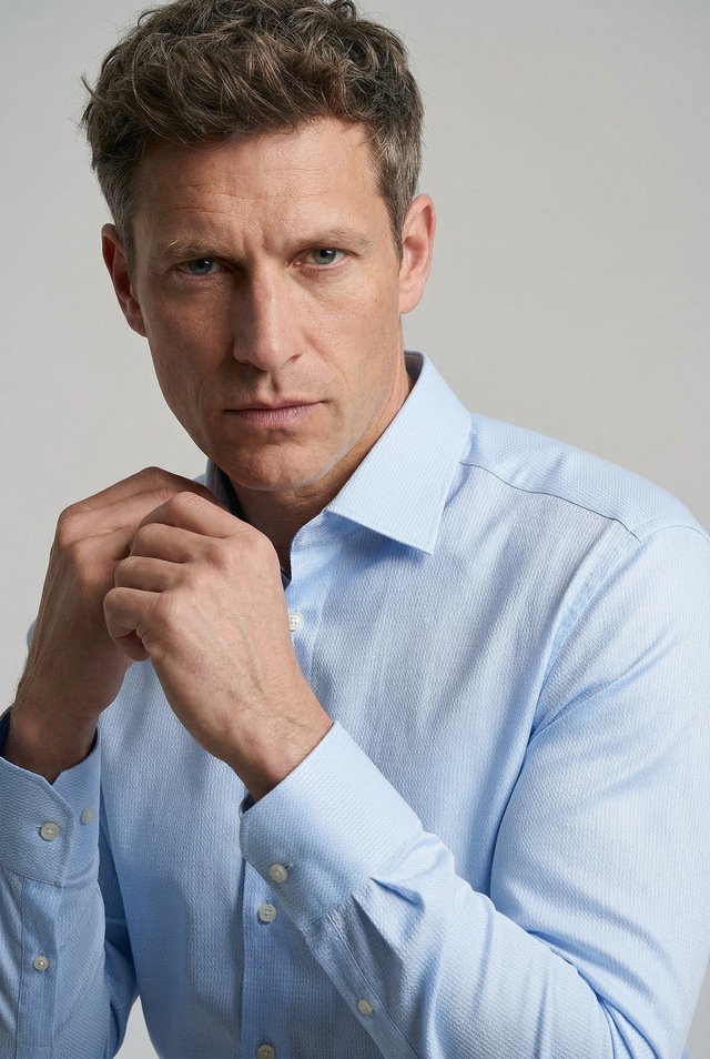 OLYMP Langarmhemd »Level Five« Under-Button-down-Kragen, Businesshemd, body fit, fein strukturiert