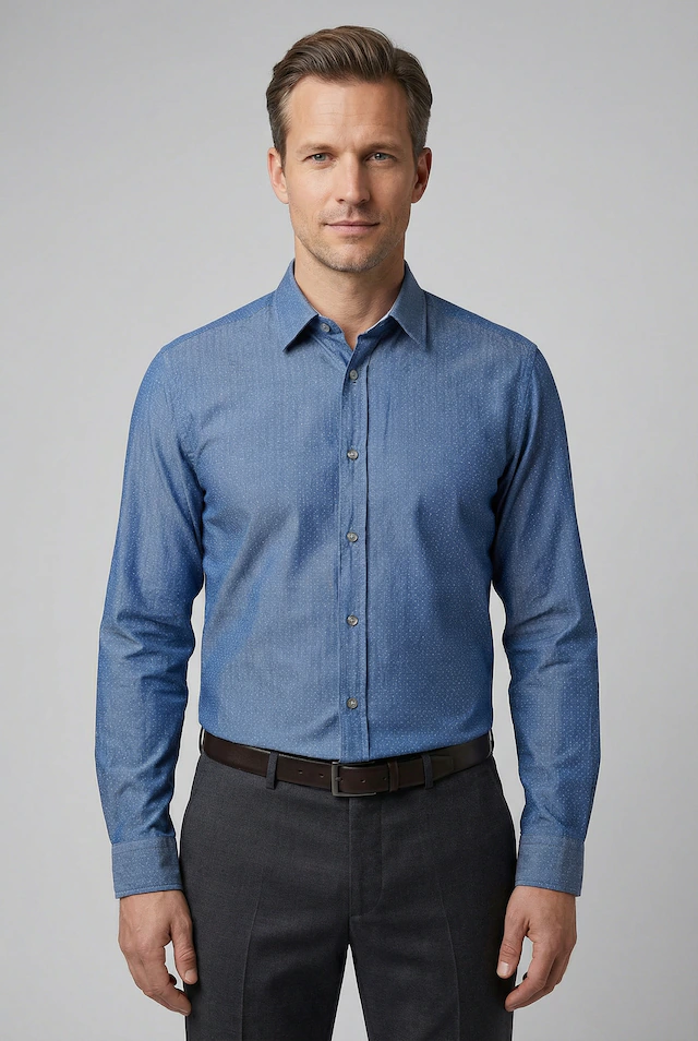 OLYMP Langarmhemd Freizeithemd, regular fit, Kentkragen