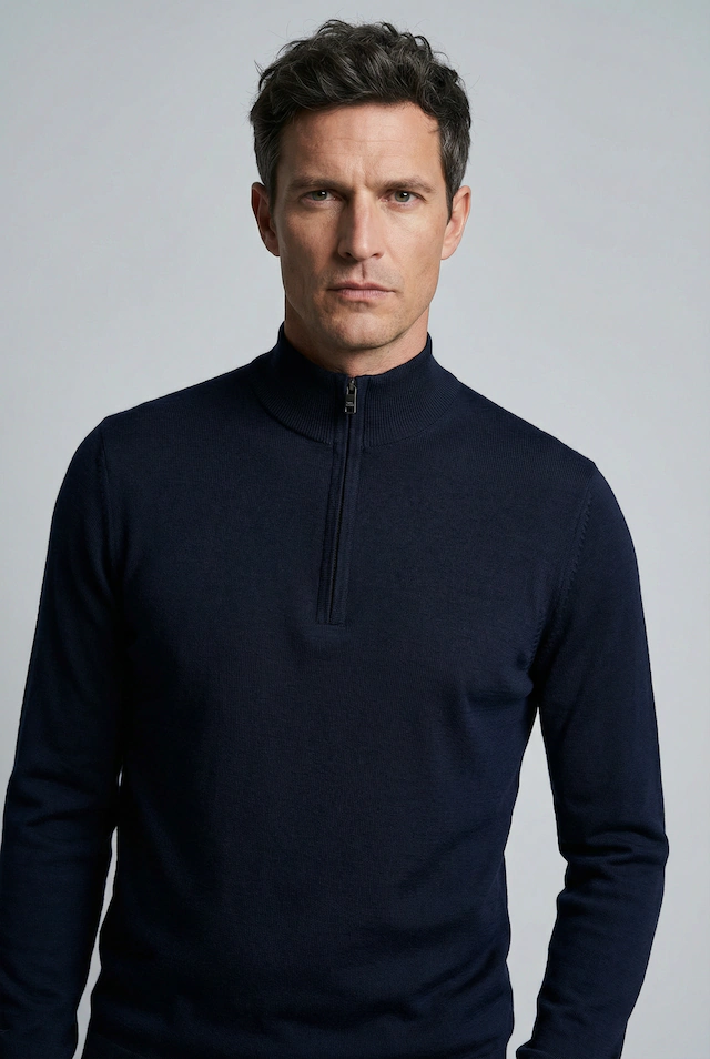 OLYMP Troyer aus Wolle, regular fit