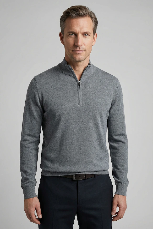 OLYMP Troyer aus Wolle, regular fit