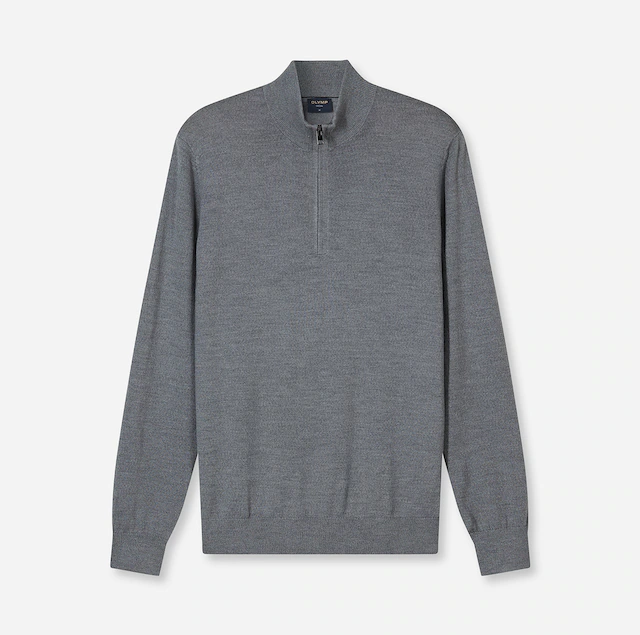 OLYMP Troyer aus Wolle, regular fit