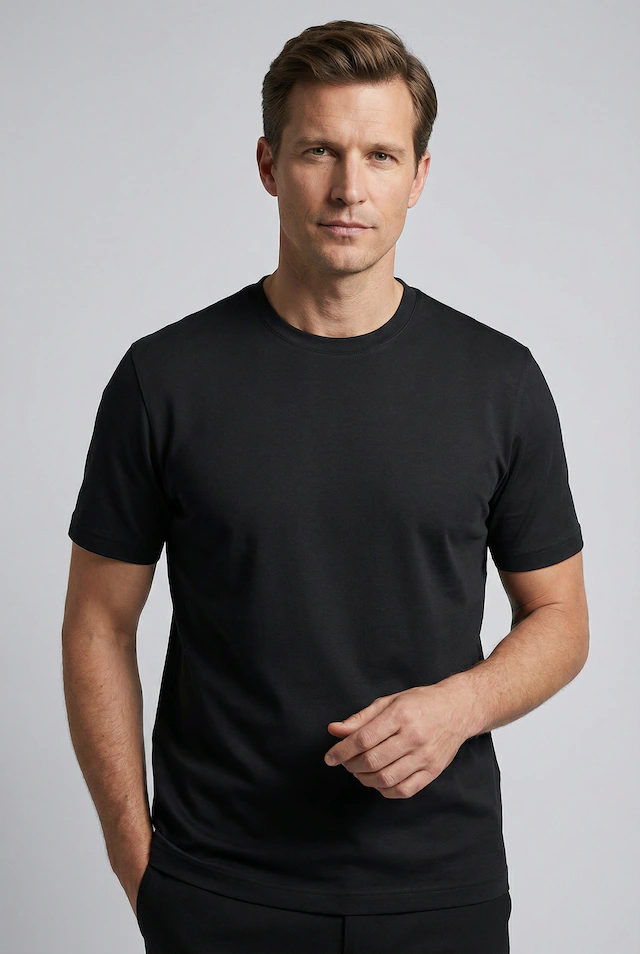 OLYMP T-Shirt basic, normale Passform, Rundhals