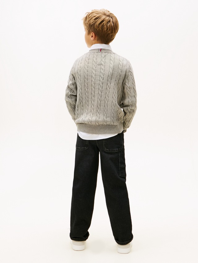 Tommy Hilfiger Strickpullover Regular fit, für Kinder bis 16 Jahre