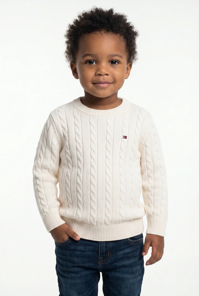 Tommy Hilfiger Strickpullover Regular fit, für Kinder bis 16 Jahre