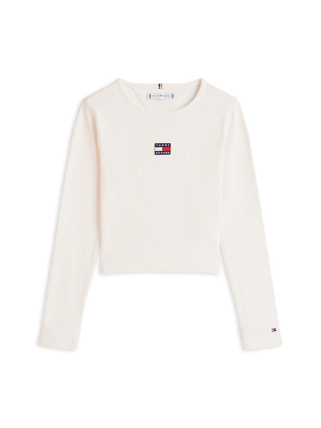 Tommy Hilfiger Langarmshirt Kinder bis 16 Jahre, mit Rundhalsausschnitt