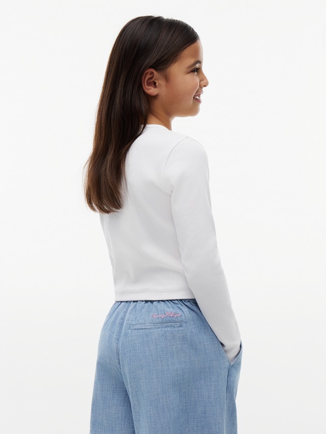 Tommy Hilfiger Langarmshirt Kinder bis 16 Jahre, mit Rundhalsausschnitt