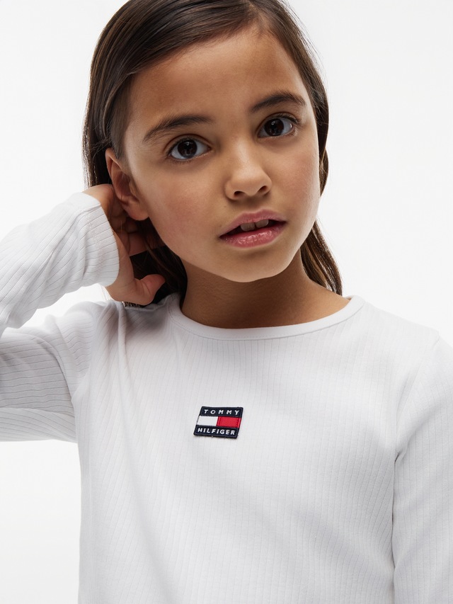 Tommy Hilfiger Langarmshirt Kinder bis 16 Jahre, mit Rundhalsausschnitt