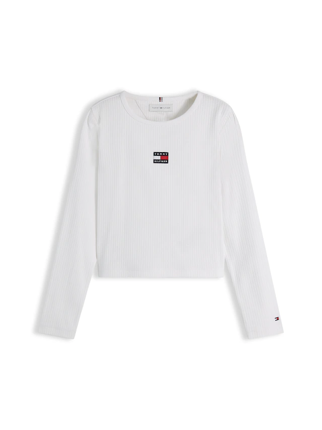 Tommy Hilfiger Langarmshirt Kinder bis 16 Jahre, mit Rundhalsausschnitt