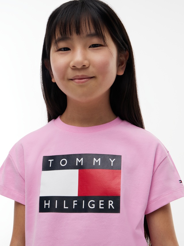 Tommy Hilfiger T-Shirt Kinder bis 16 Jahre, mit Rundhalsausschnitt