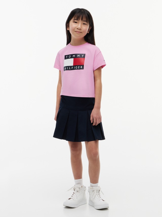 Tommy Hilfiger T-Shirt Kinder bis 16 Jahre, mit Rundhalsausschnitt