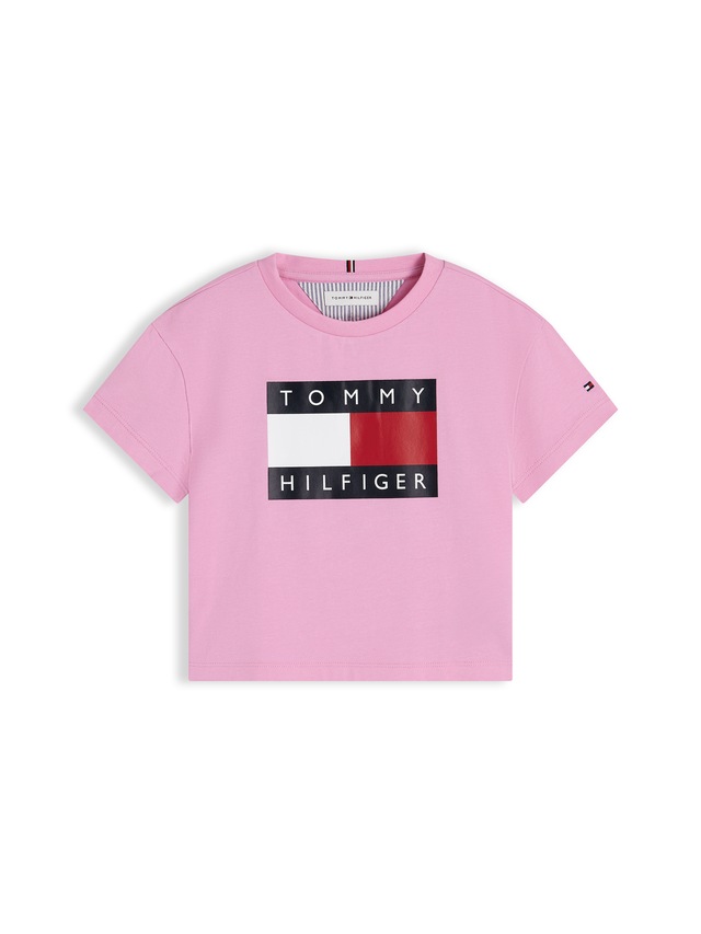 Tommy Hilfiger T-Shirt Kinder bis 16 Jahre, mit Rundhalsausschnitt