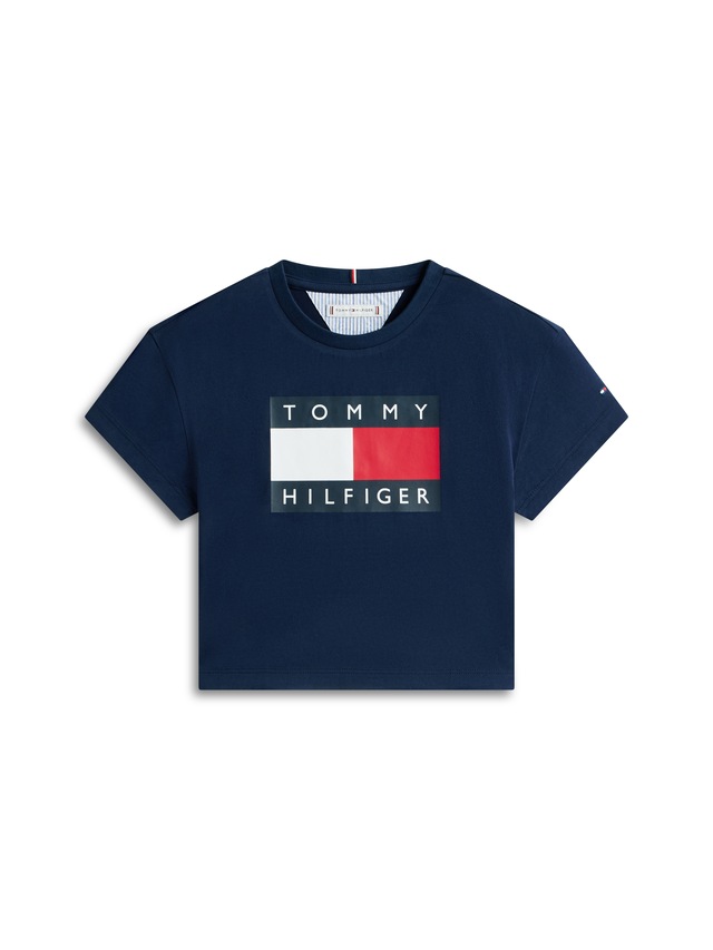 Tommy Hilfiger T-Shirt Kinder bis 16 Jahre, mit Rundhalsausschnitt