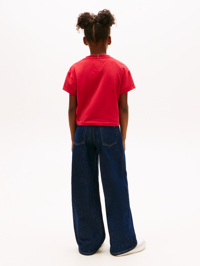 Tommy Hilfiger T-Shirt Kinder bis 16 Jahre, mit Rundhalsausschnitt