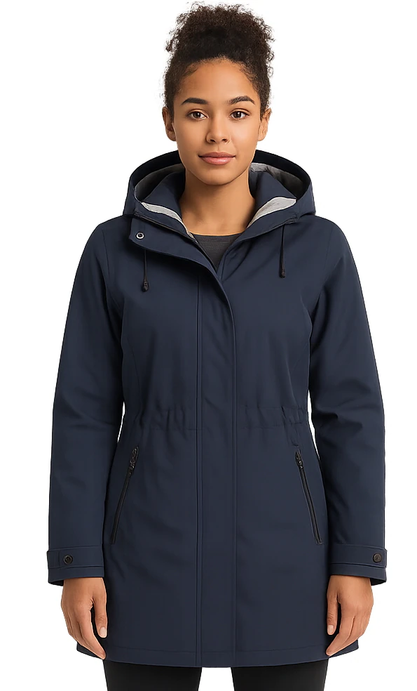 LPO Funktionsparka »Insa Outdoorparka« mit Kapuze verstellbarer Saum/Taille/Kapuze