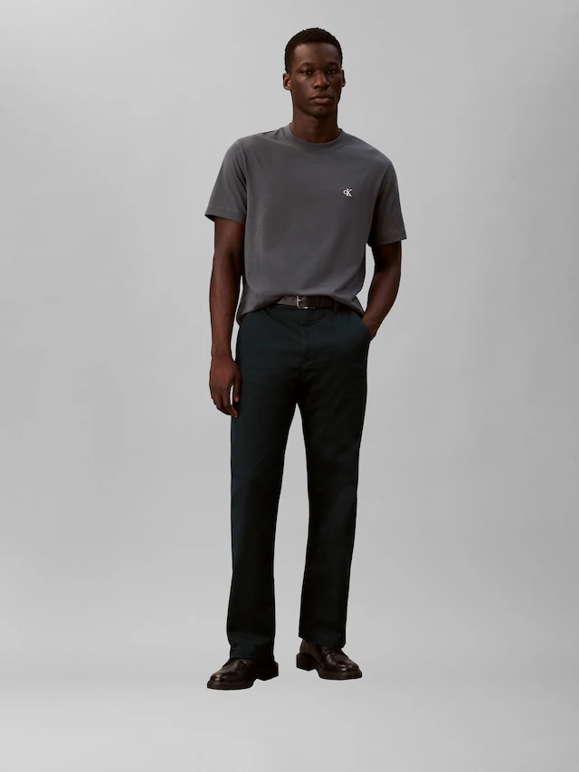 Calvin Klein Jeans Chinohose gerade Passform im 90er-Jahre-Look