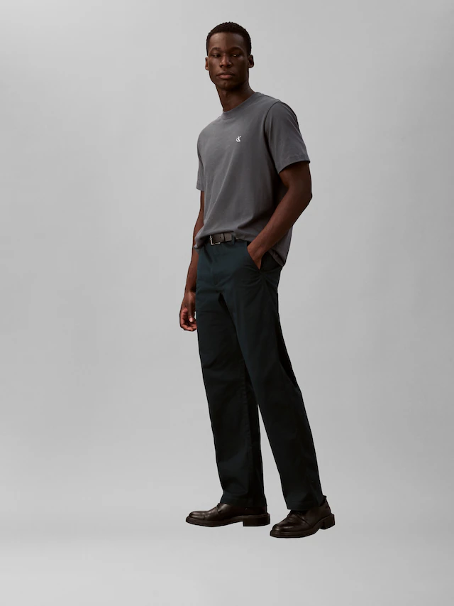 Calvin Klein Jeans Chinohose gerade Passform im 90er-Jahre-Look