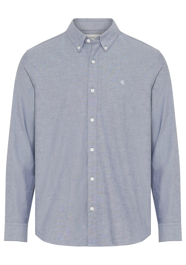 Calvin Klein Jeans Langarmhemd Button-Down-Kragen, Baumwoll-Stretch