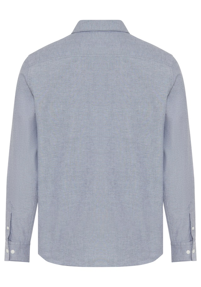 Calvin Klein Jeans Langarmhemd Button-Down-Kragen, Baumwoll-Stretch