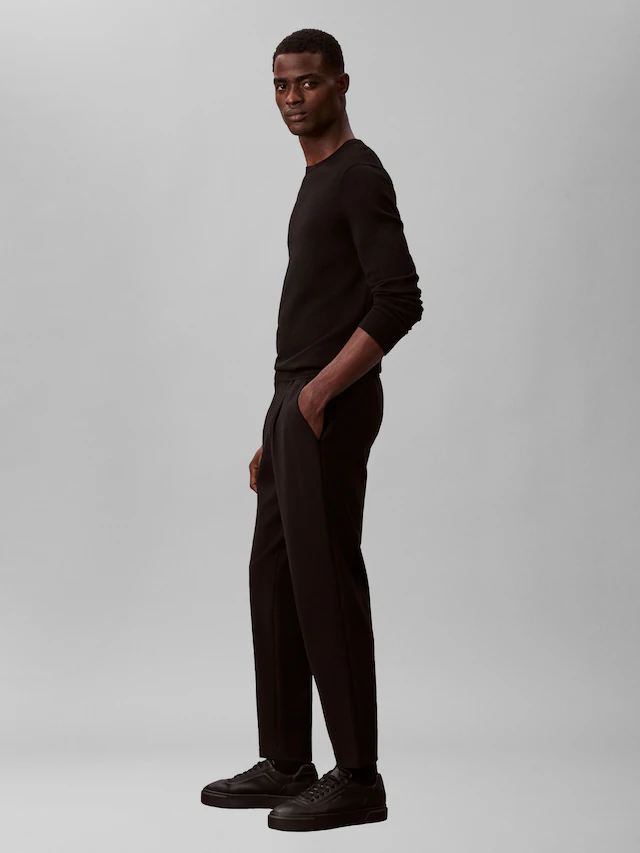 Calvin Klein Bundfaltenhose elastischer Bund, Slim fit, Bundfalte Calvin Klein Bundfaltenhose elastischer Bund, Slim fit, Bundfalte