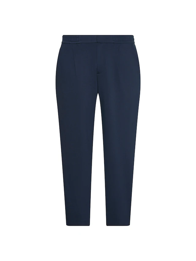 Calvin Klein Bundfaltenhose elastischer Bund, Slim fit, Bundfalte