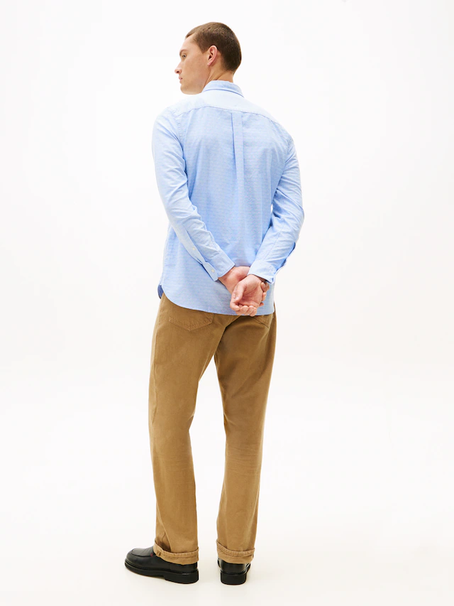 Tommy Hilfiger Langarmhemd »OXFORD DOBBY« Button-down-Kragen, regular fit, Businesshemd