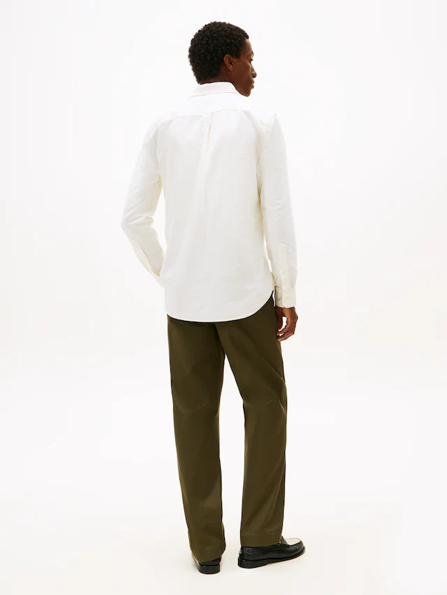 Tommy Hilfiger Langarmhemd »OXFORD DOBBY« Button-down-Kragen, regular fit, Businesshemd