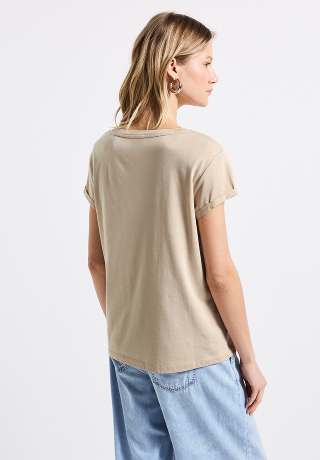 STREET ONE T-Shirt mit Rundhalsausschnitt
