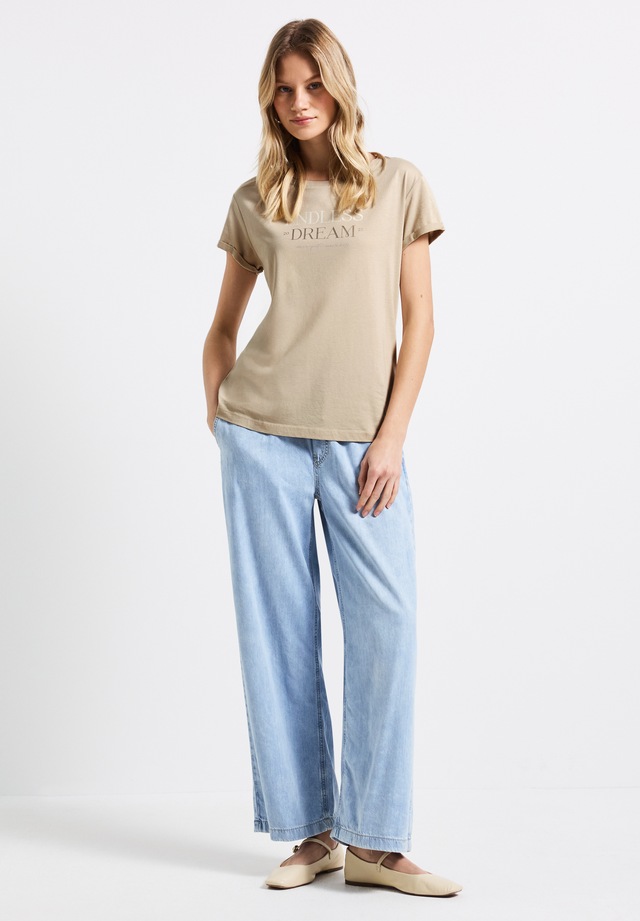 STREET ONE T-Shirt mit Rundhalsausschnitt