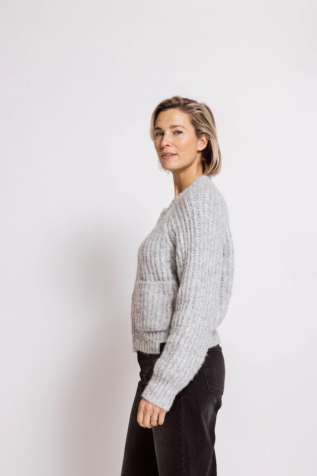 Zhrill Strickjacke »CORINNA« lässiger Look, Regular Fit, mit Reißverschluss, mit Rippenstruktur