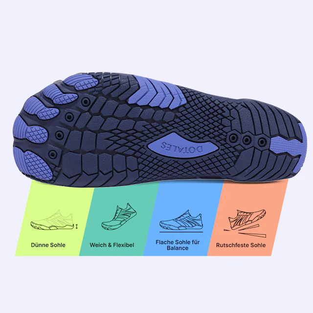 DOTALES Barfußschuh »Flowstep Barfußschuhe Damen & Herren, Flowstep Barfußschuhe« Das Original-Barfuß Sneaker, Minimalschuhe, Schnellverschluss