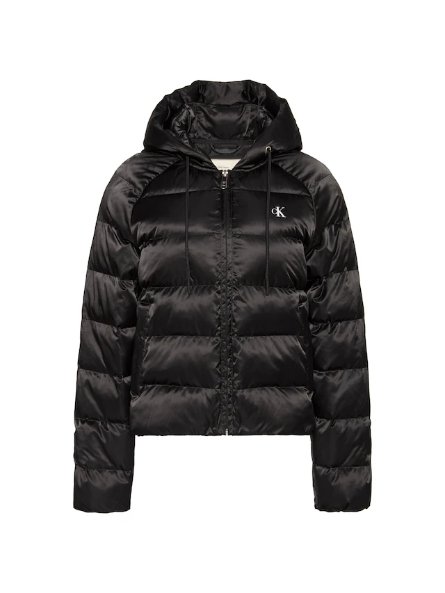 Calvin Klein Jeans Steppjacke mit Kapuze Regular fit mit Rundhalsausschnitt