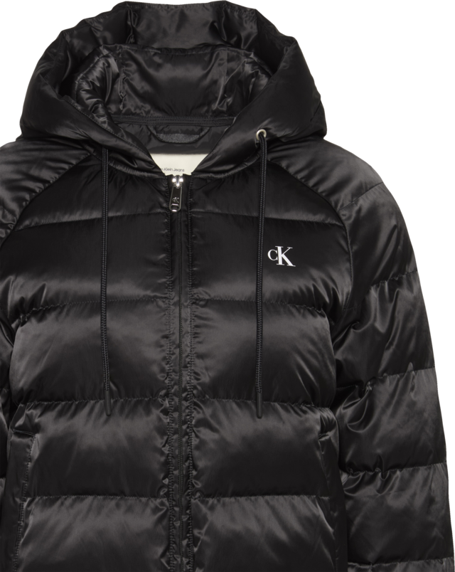 Calvin Klein Jeans Steppjacke mit Kapuze Regular fit mit Rundhalsausschnitt