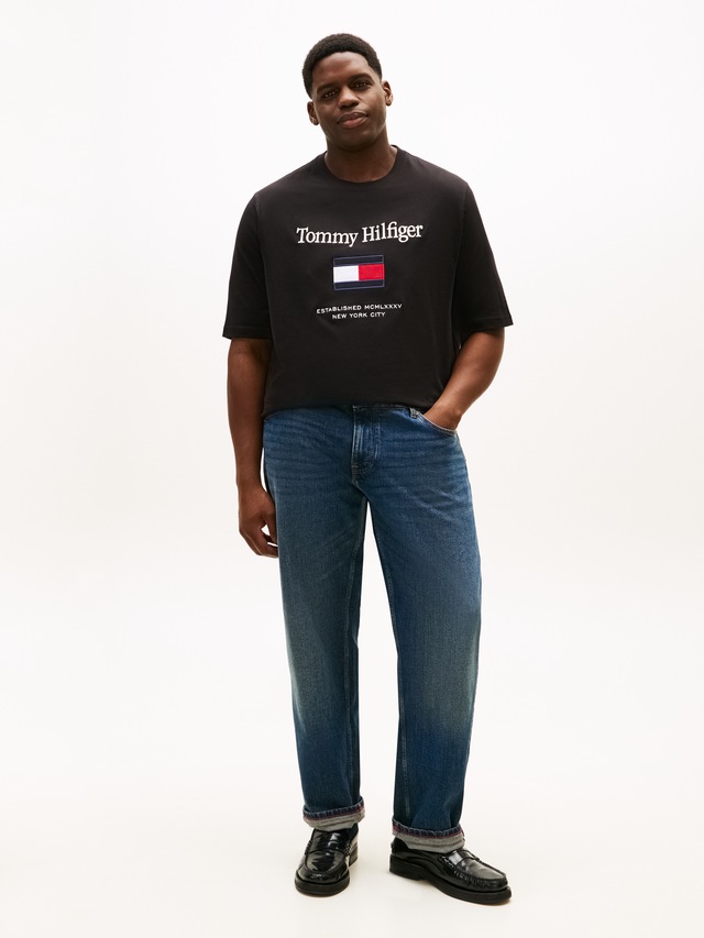 Tommy Hilfiger Big & Tall T-Shirt »BT-TOMMY EMBRO FLAG« Große Größen