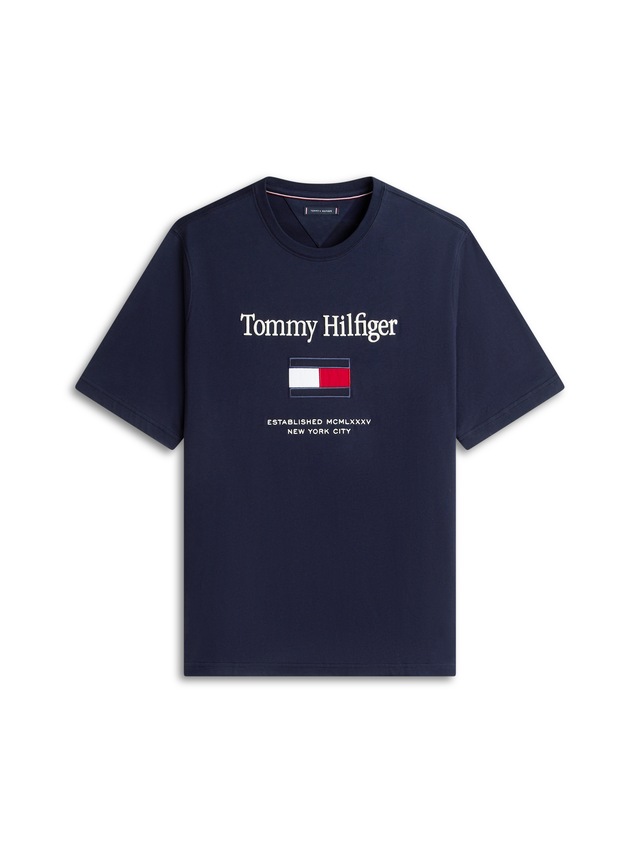 Tommy Hilfiger Big & Tall T-Shirt »BT-TOMMY EMBRO FLAG« Große Größen