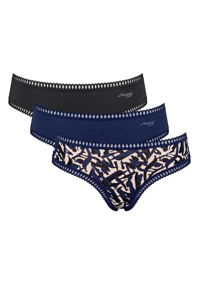 sloggi Slip »Slip GO Crush Hipster C3P 3er Pack«