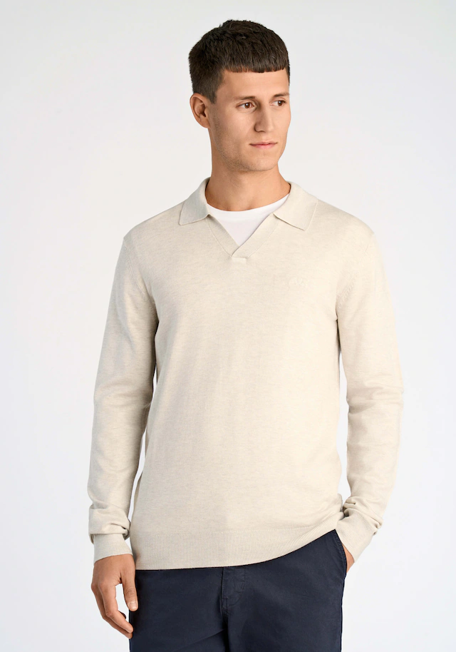 LINDBERGH Strickpullover mit Polokragen und mit Viskose