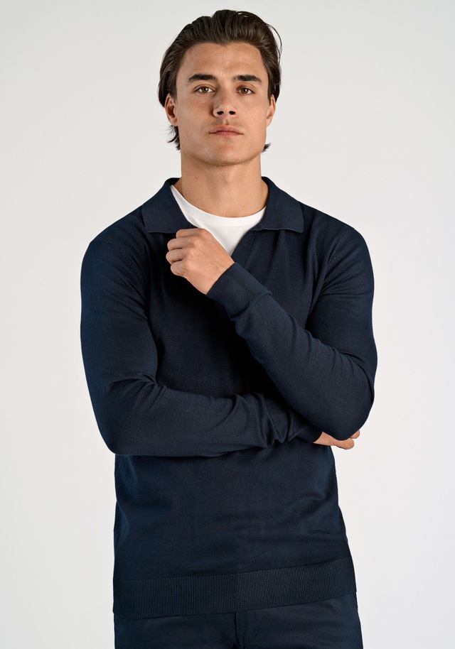 LINDBERGH Strickpullover mit Polokragen und mit Viskose