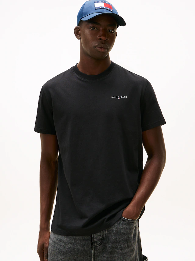 Tommy Jeans T-Shirt »TJM SLIM FIT LINEAR 2PACK« Packung, 2 Stk. Rundhals, Jersey