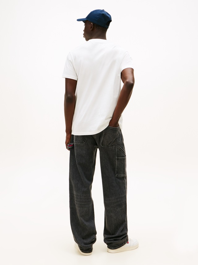 Tommy Jeans T-Shirt »TJM SLIM FIT LINEAR 2PACK« Packung, 2 Stk. Rundhals, Jersey