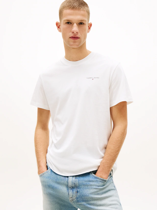 Tommy Jeans T-Shirt »TJM SLIM FIT LINEAR 2PACK« Packung, 2 Stk. Rundhals, Jersey