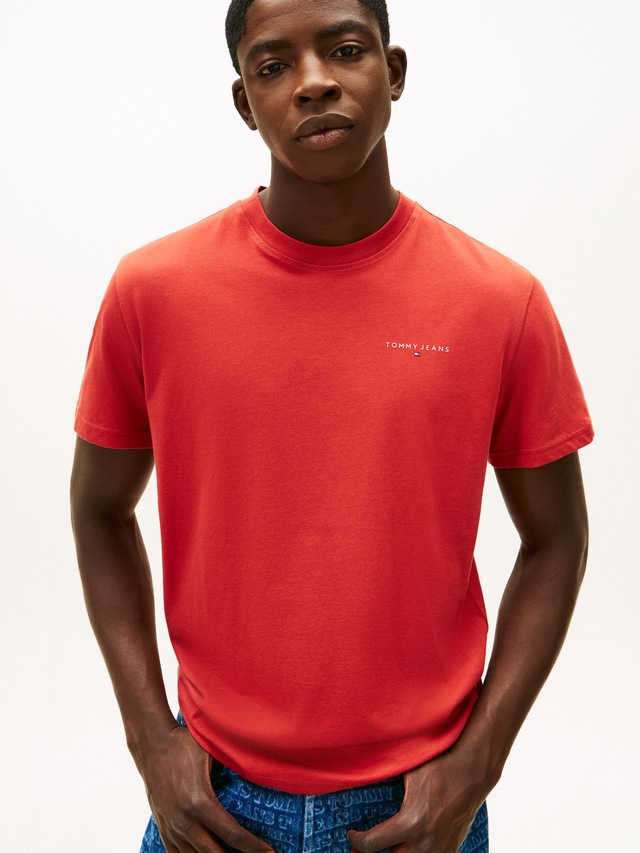 Tommy Jeans T-Shirt »TJM SLIM FIT LINEAR 2PACK« Packung, 2 Stk. Rundhals, Jersey