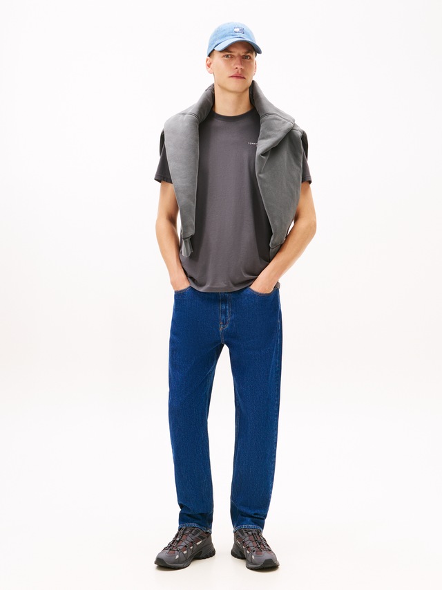 Tommy Jeans T-Shirt »TJM SLIM FIT LINEAR 2PACK« Packung, 2 Stk. Rundhals, Jersey